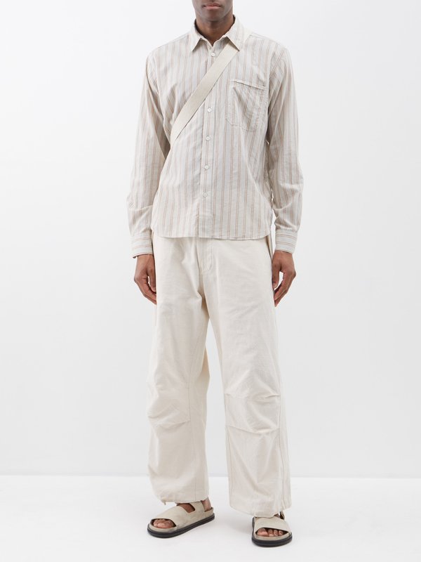 Orlebar Brown Grasmoor striped cotton shirt