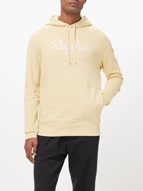 Rapha rapha Logo-embroidered cotton-jersey hoodie