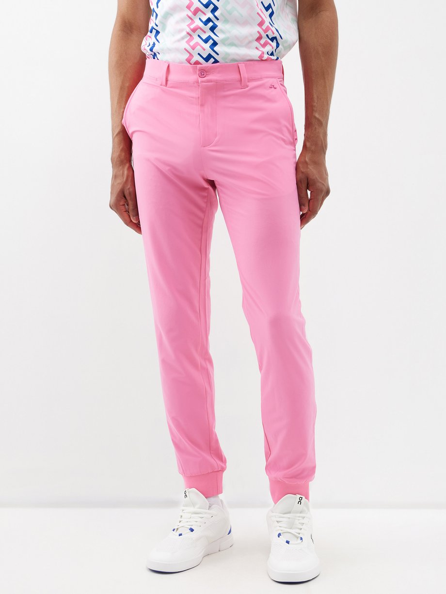 Paul Smith Pink Linen Pleated Trousers for Men