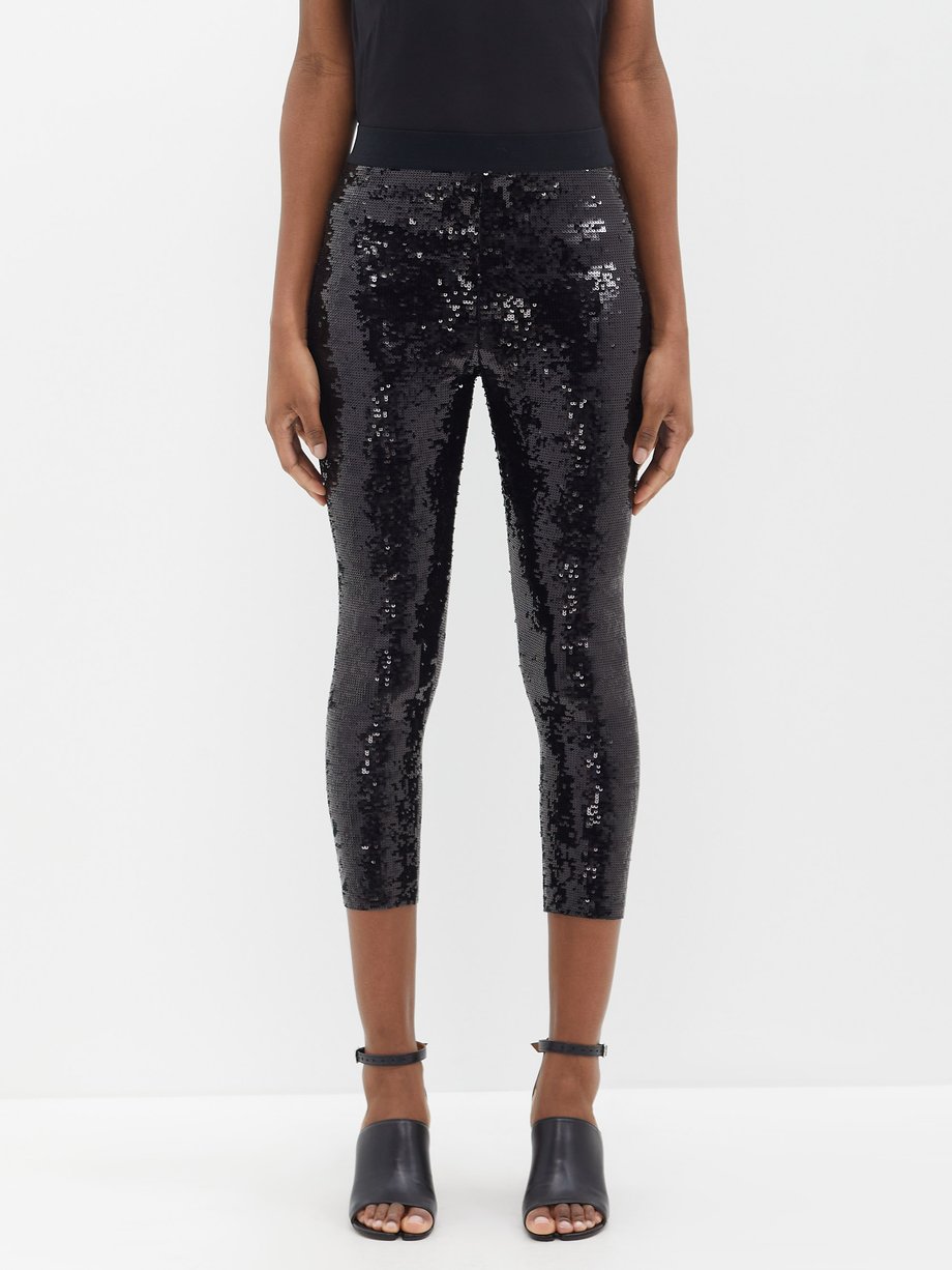Sequin Leggings by Commando  Sequin leggings, Outfits with leggings,  Leggings are not pants