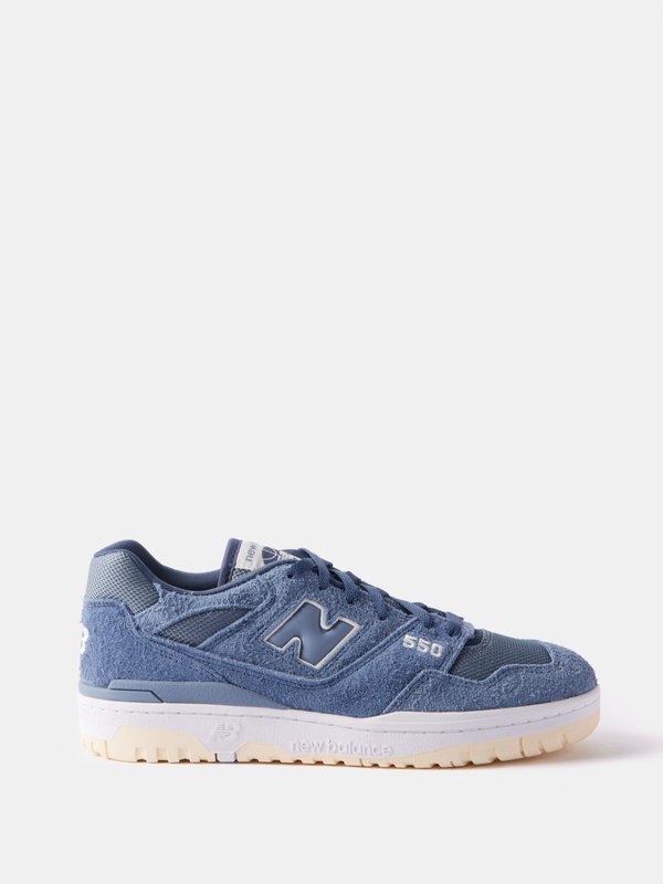 New Balance BB550 suede trainers