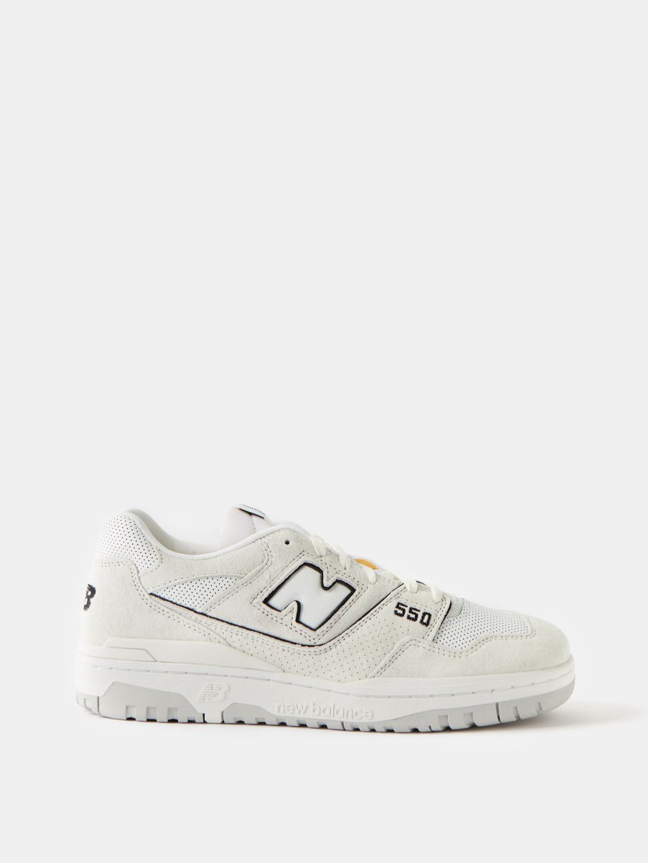 White BB550 suede and mesh trainers | New Balance | MATCHESFASHION UK