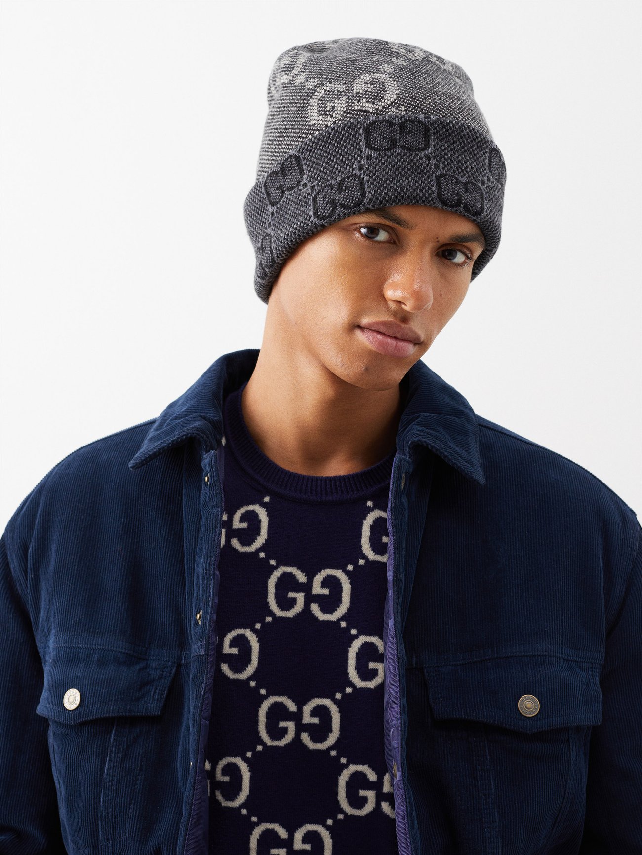 Gucci Wool Knit Beanie - Purple Hats, Accessories - GUC1226556