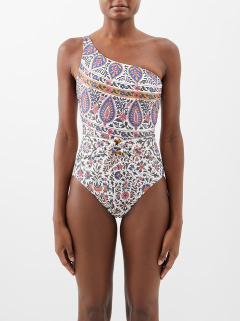 Print Clementine Zoe floral-print swimsuit, Boteh