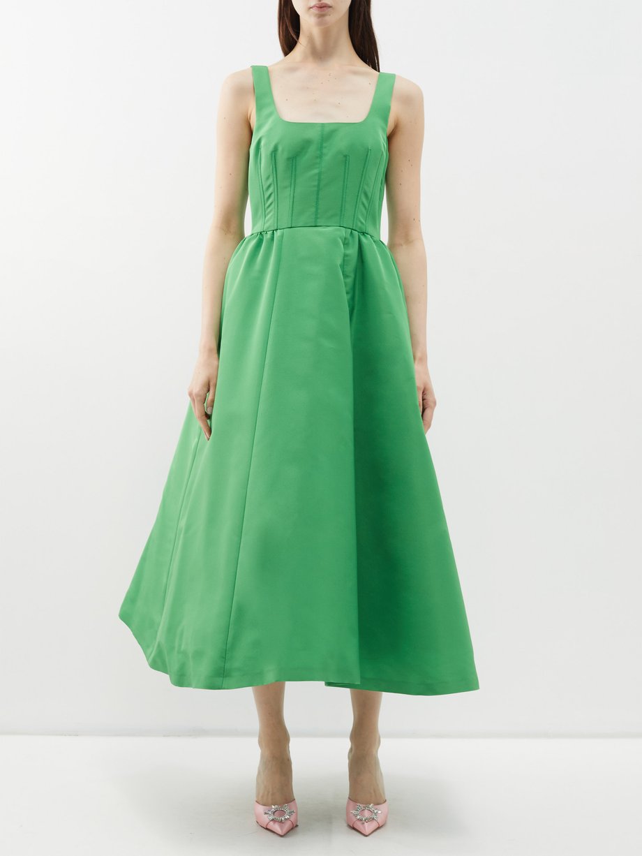 cos green dresses
