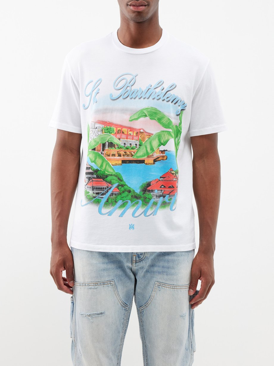 White X Eden Rock printed cotton-jersey T-shirt | Amiri | MATCHESFASHION UK