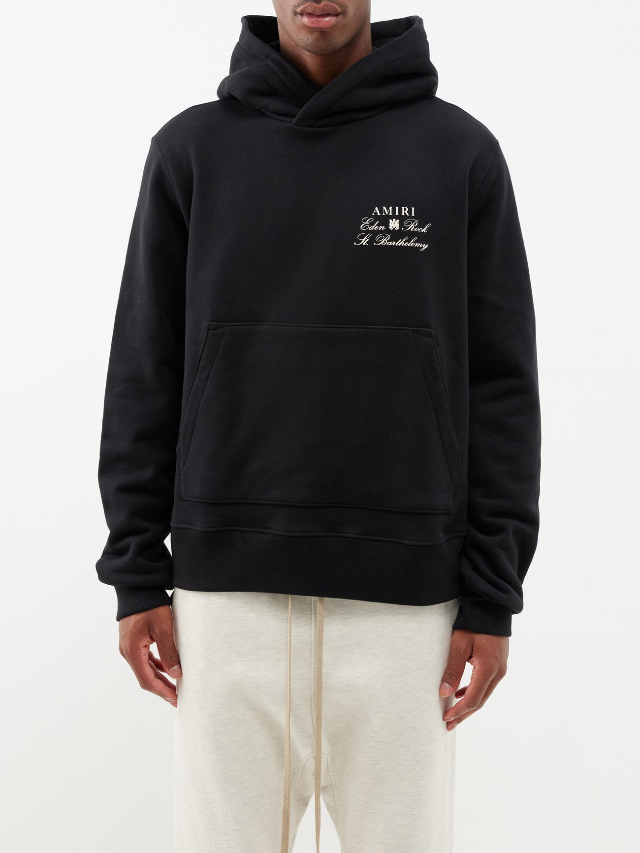 Black X Eden Rock cotton-jersey hoodie | Amiri | MATCHESFASHION UK
