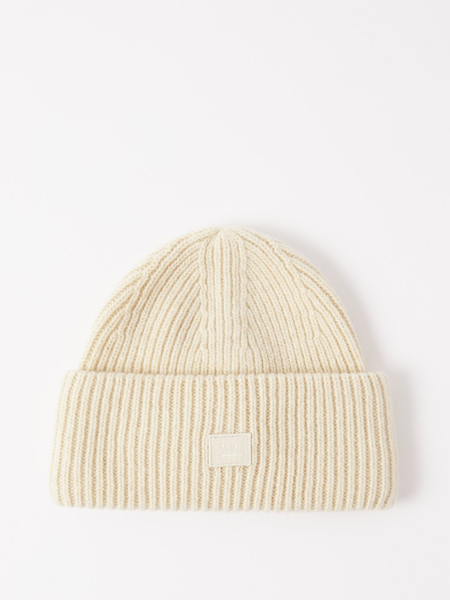 Neutral Pana ribbed-wool hat | Acne Studios | MATCHESFASHION