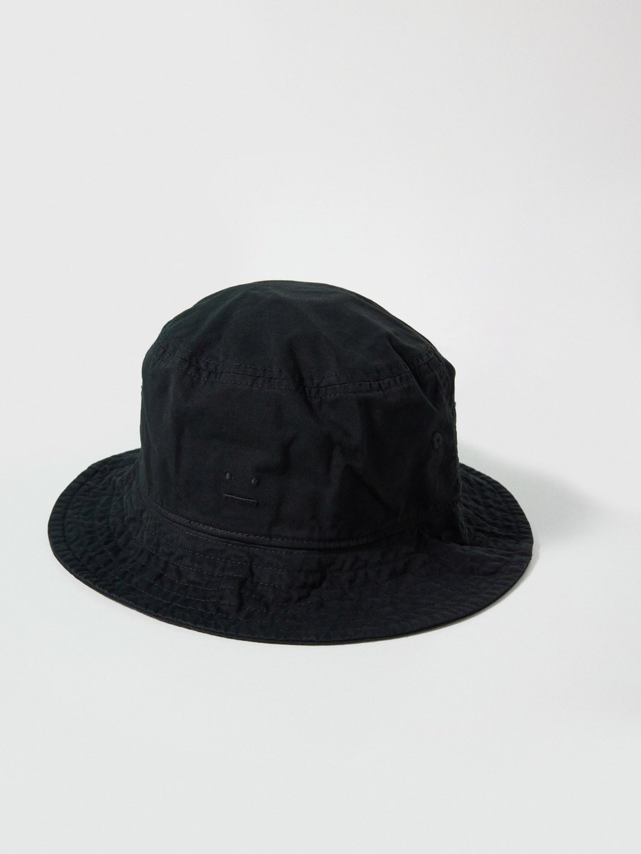 Burberry Black Logo Patch Bucket Hat Black Men's - US