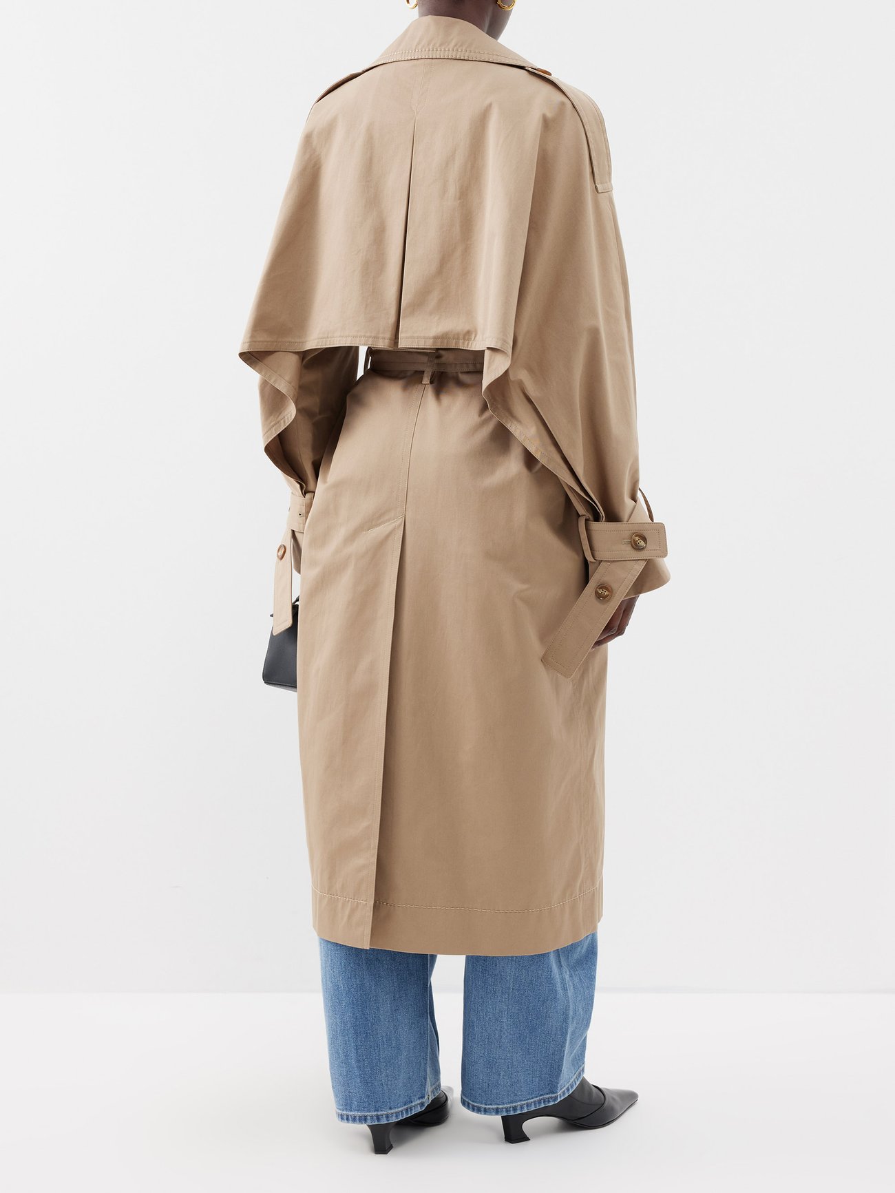 Odane cotton-blend gabardine trench coat