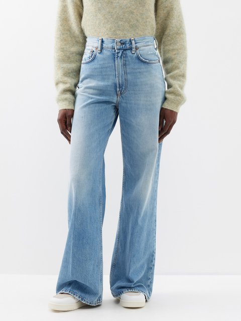 M'Chic Jeans Sz 2XL Blue High Waisted Built In Shapewear Wide Leg
