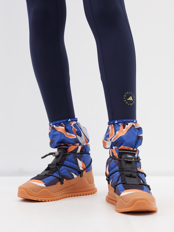 Adidas By Stella McCartney (adidas By Stella McCartney) COLD.RDY floral-print shell boots