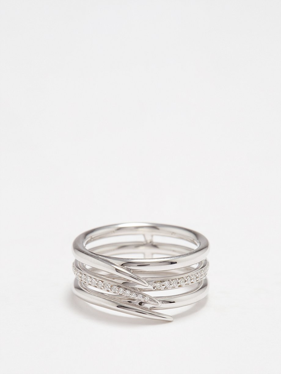 Shaun Leane Blackthorn Sterling Silver Triple Ring BT002.SSNARZ | W Hamond  Fine Jewellery