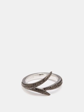 Shaun Leane Embrace diamond & 18kt white-gold ring