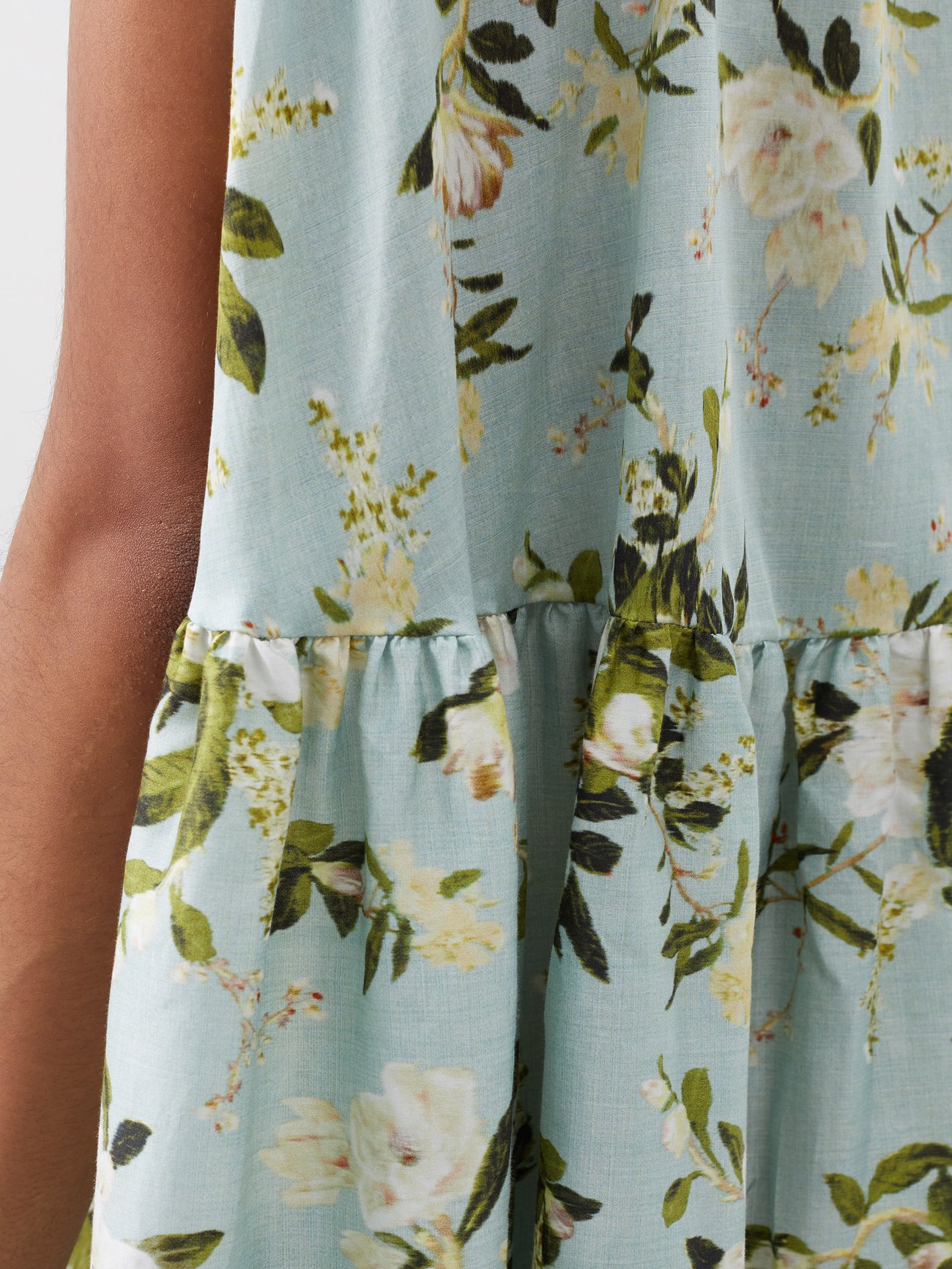 ERDEM Soleil belted floral-print cotton midi dress