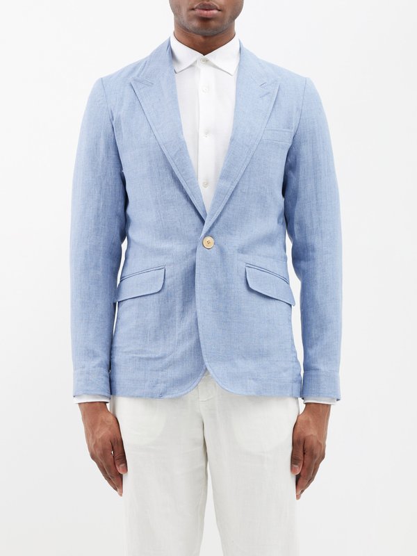 Oliver Spencer Wyndhams linen suit jacket