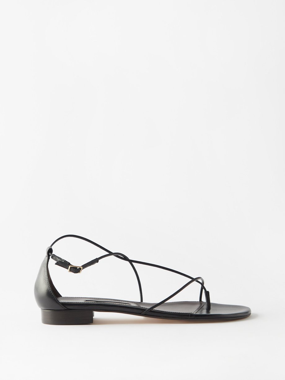 Black String leather sandals | Emme Parsons | MATCHESFASHION UK