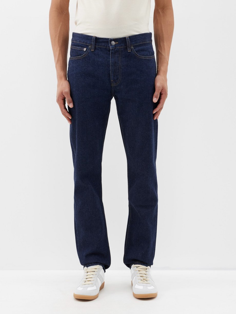 Navy Slim-leg jeans | Sunspel | MATCHESFASHION UK