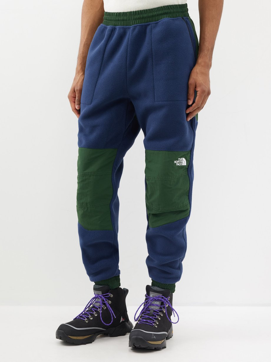 Yellow Denali fleece and shell track pants, The North Face