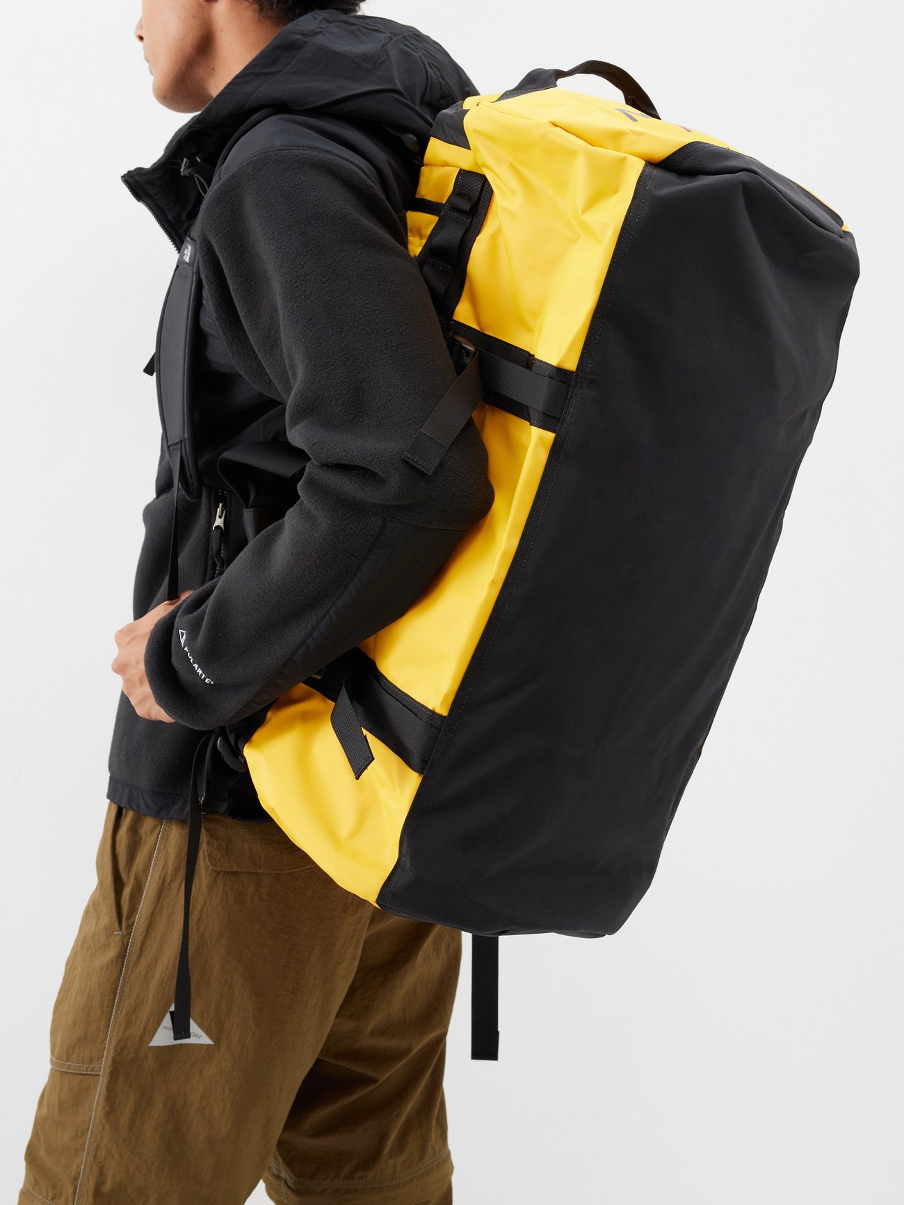 Gucci x The North Face Base Camp Duffle Bag Green/Yellow in