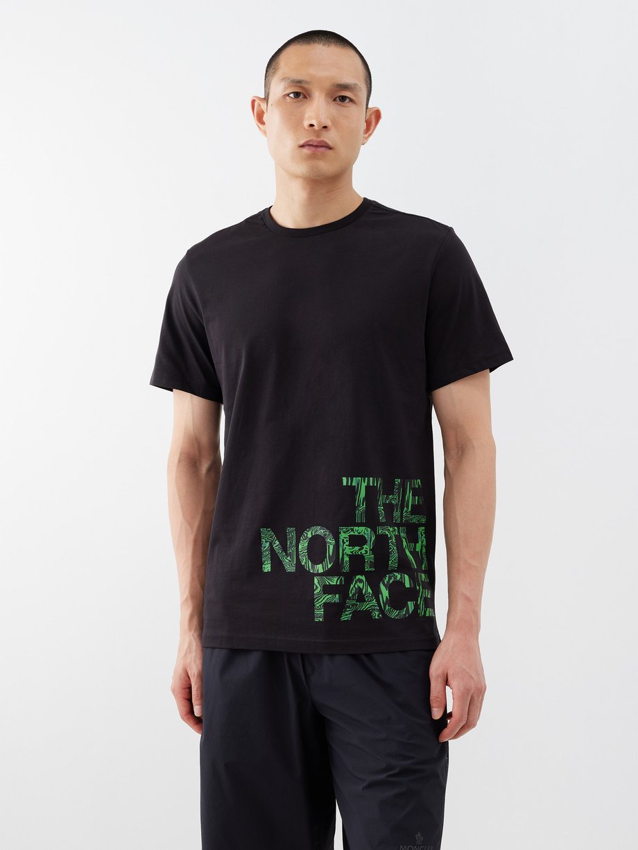 Black Logo-print cotton-jersey T-shirt, The North Face