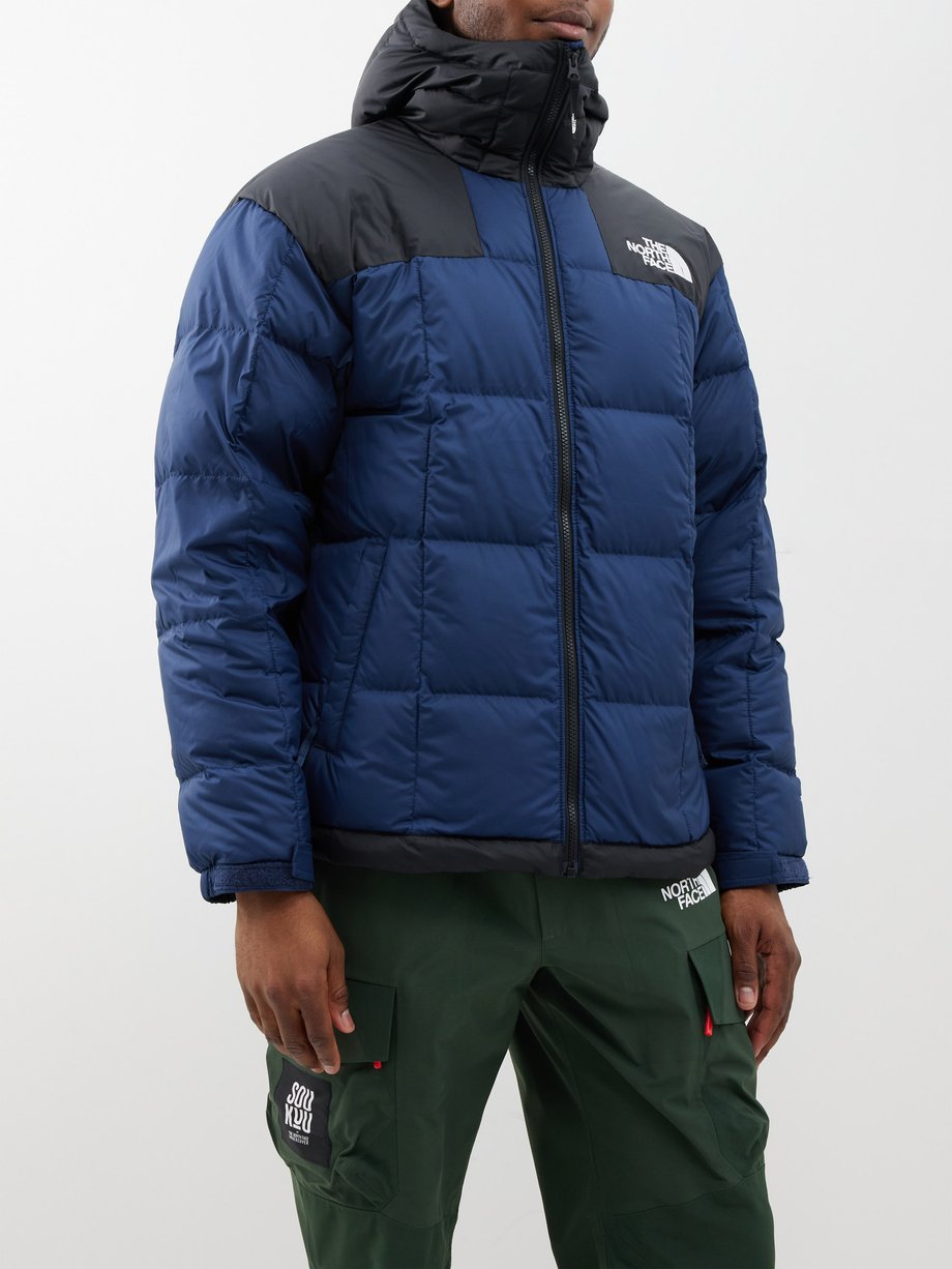 Navy Lhotse quilted hooded jacket | The North Face | MATCHES UK