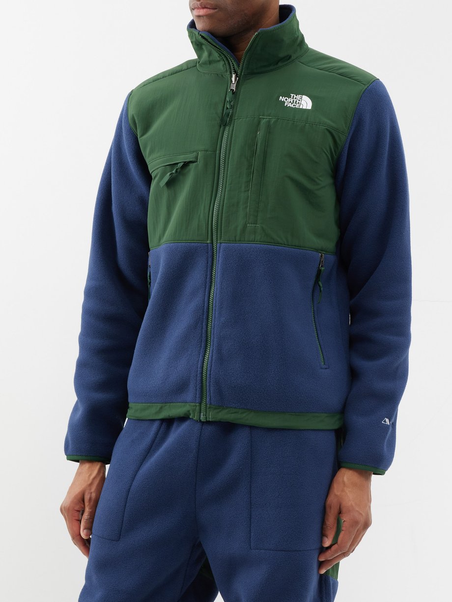 Green Denali shell and fleece jacket, The North Face
