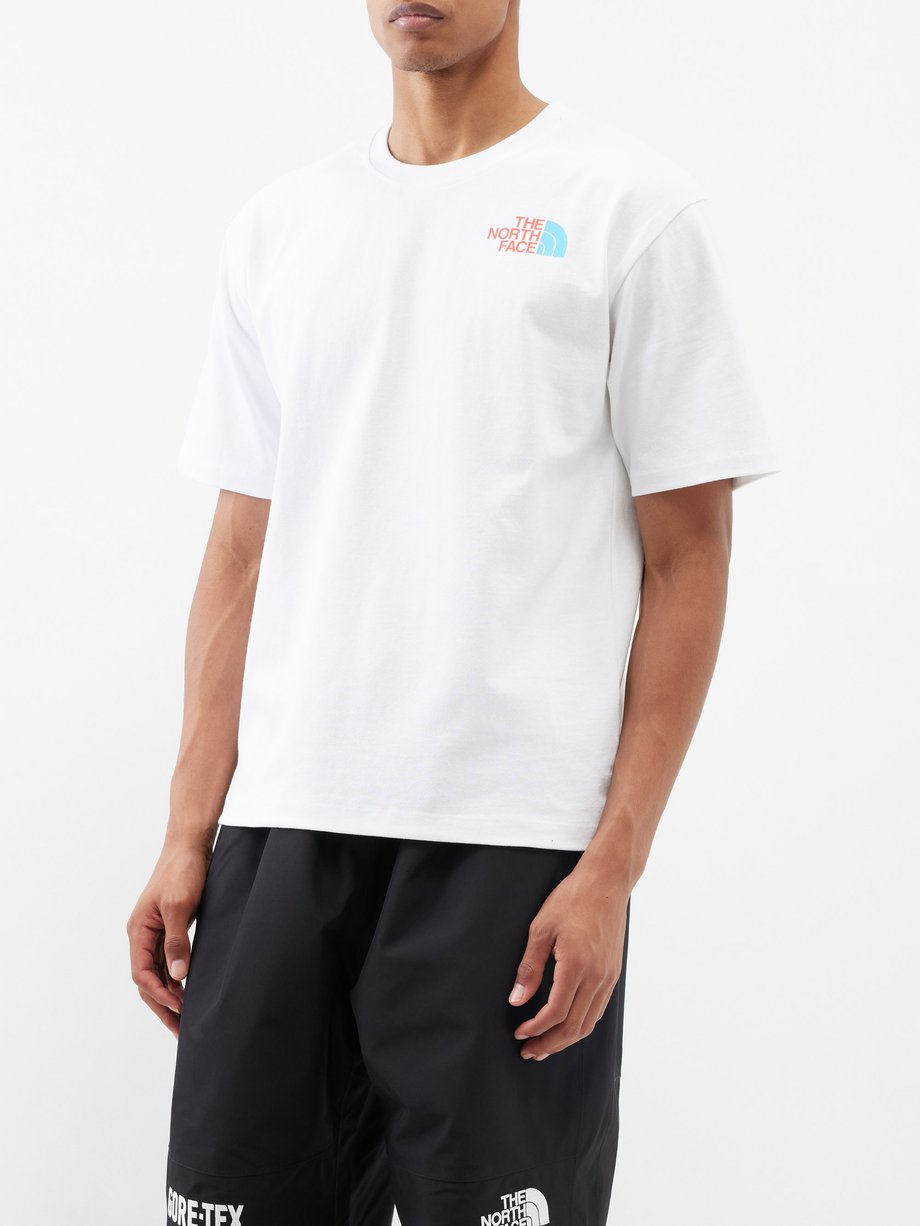 White Graphic-print cotton-jersey T-shirt | The North Face | MATCHES UK