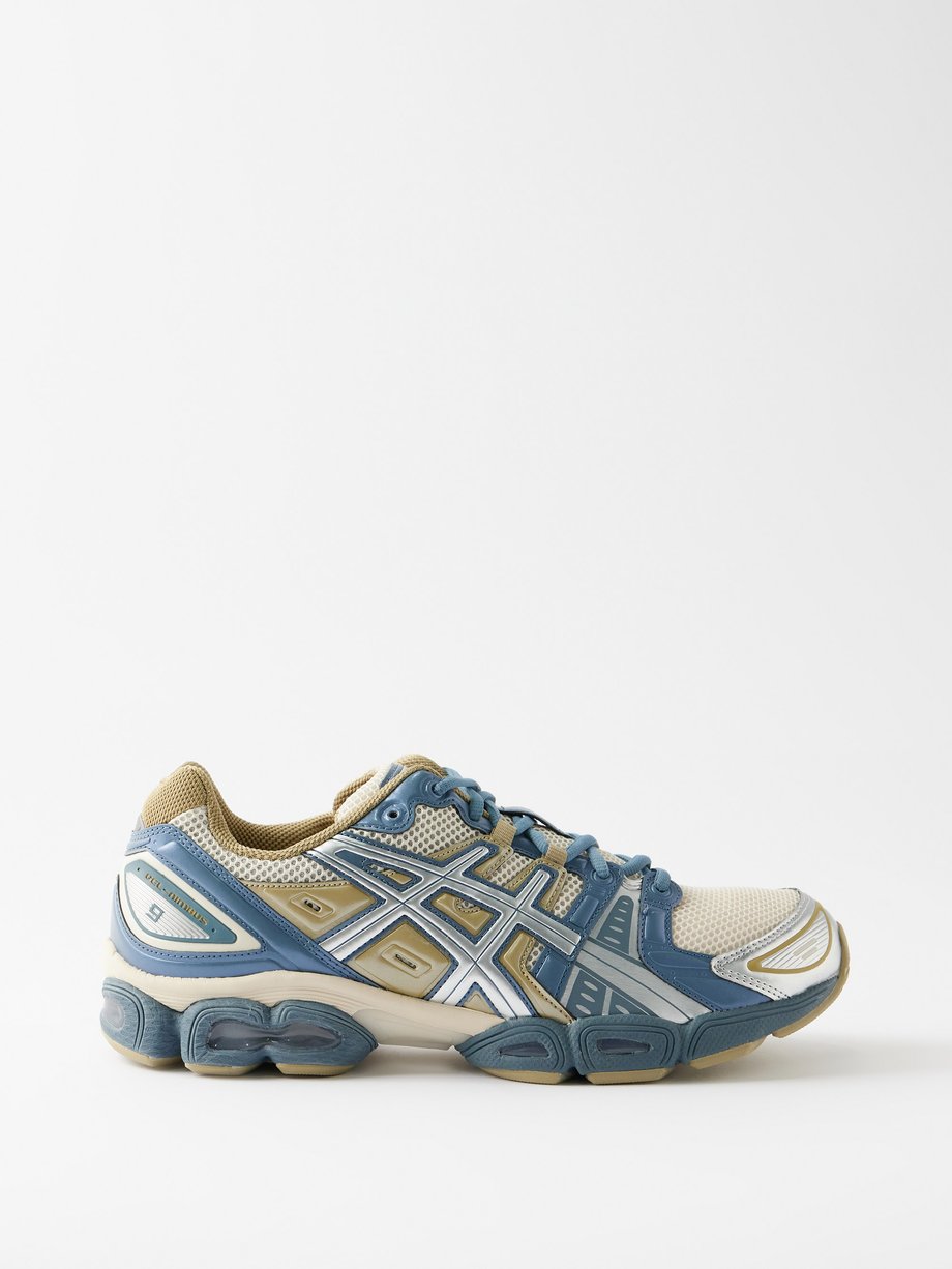 Beige GEL-Nimbus 9 and faux-leather trainers | Asics | MATCHESFASHION US