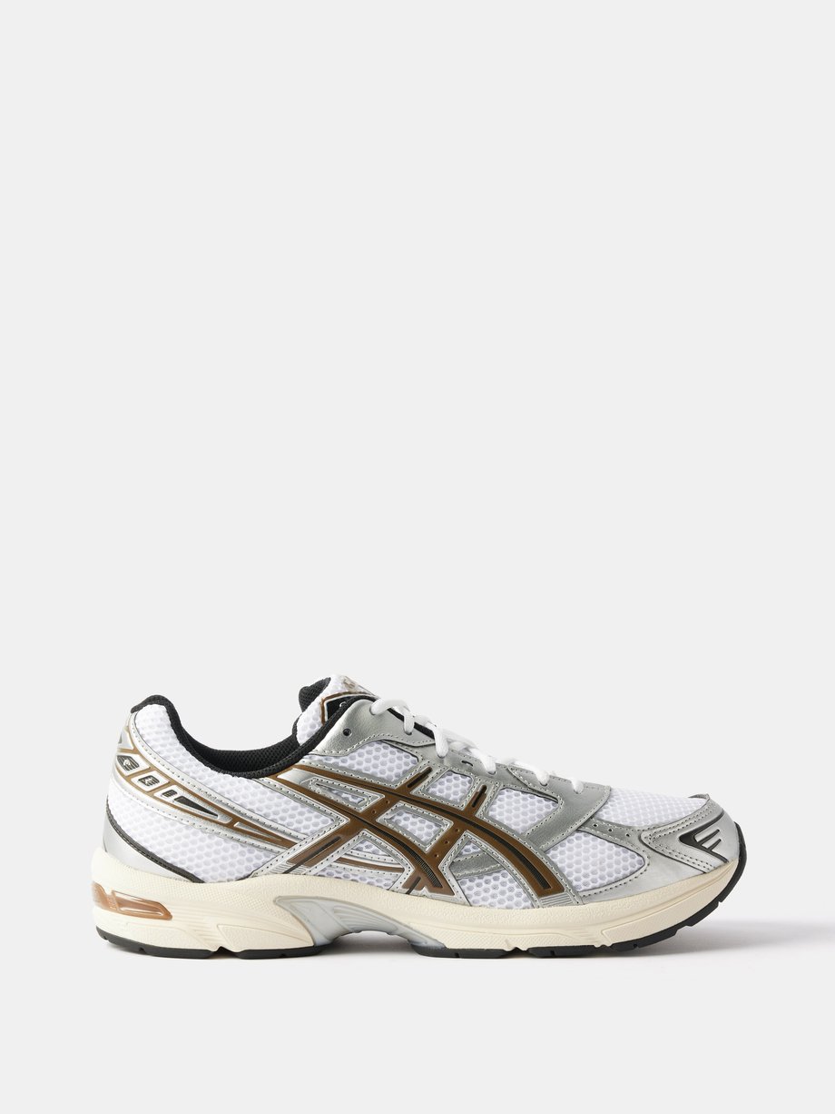 White GEL-1130 mesh and faux-leather trainers | Asics | MATCHESFASHION US