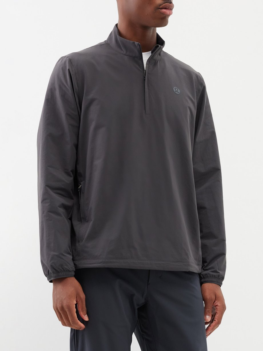 Grey Golf half-zip recycled-fibre blend jacket, Lululemon