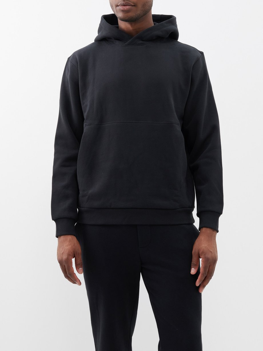 Black Steady State cotton-blend hoodie | Lululemon | MATCHES UK