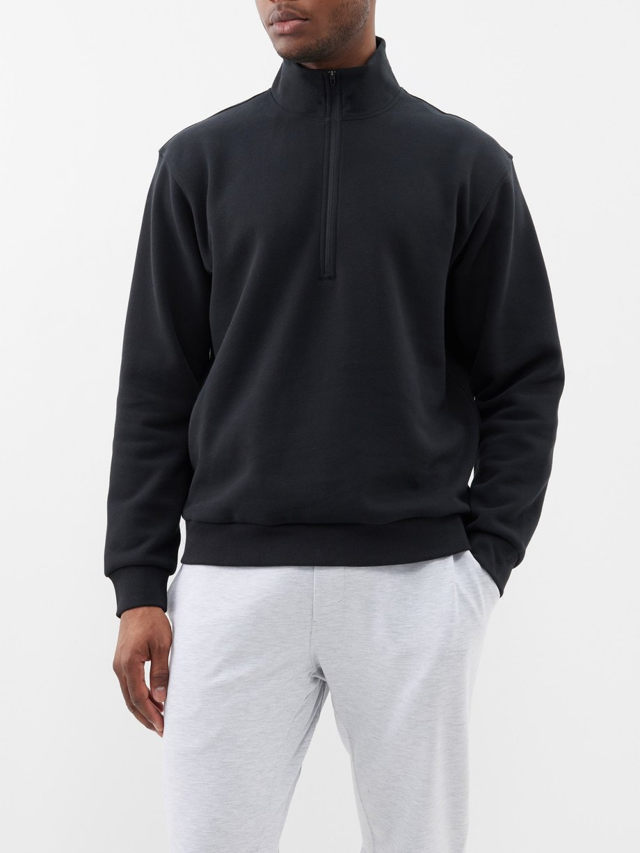 Scuba Funnel Neck cotton-blend sweatshirt