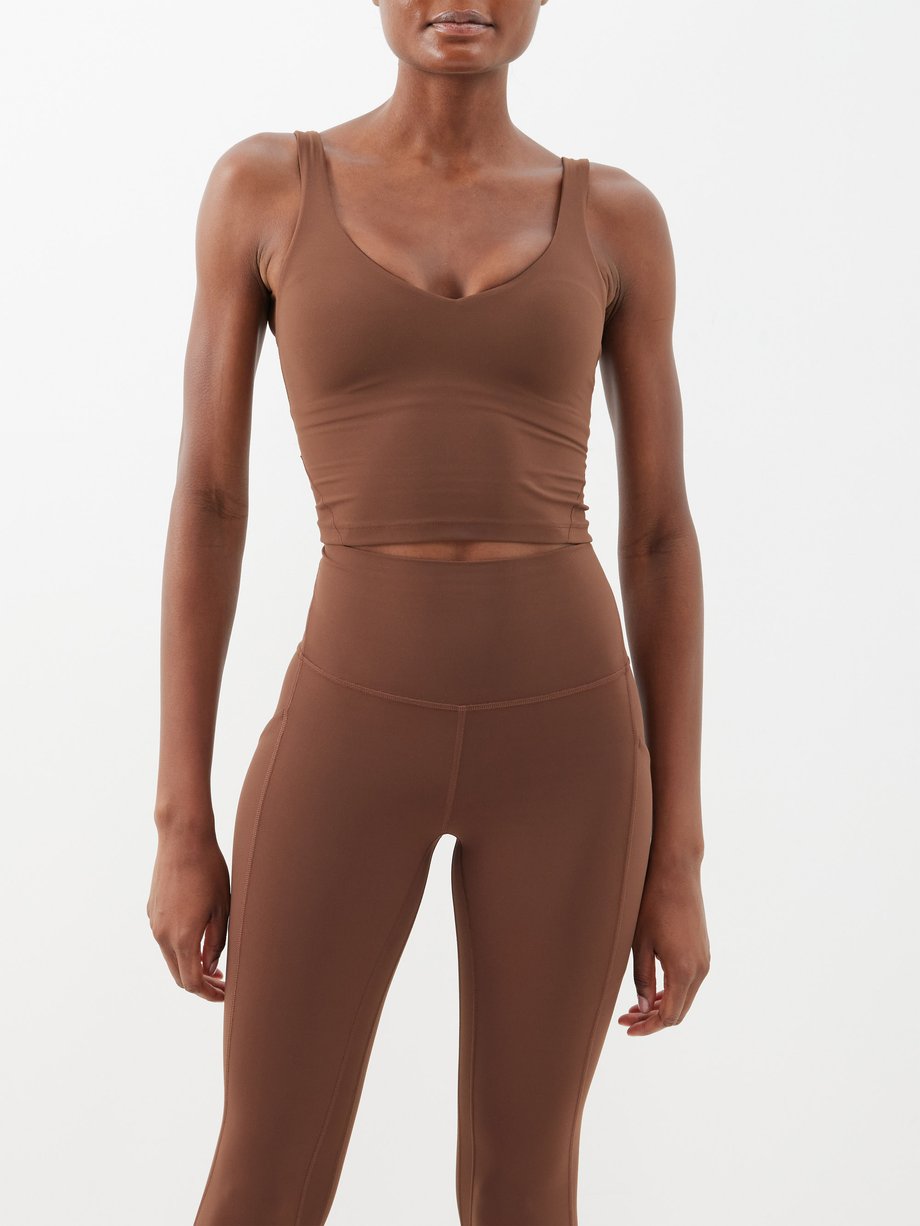 Lululemon Align Tank Ribbed (2) Roasted Brown, Women's Fashion, Activewear  on Carousell