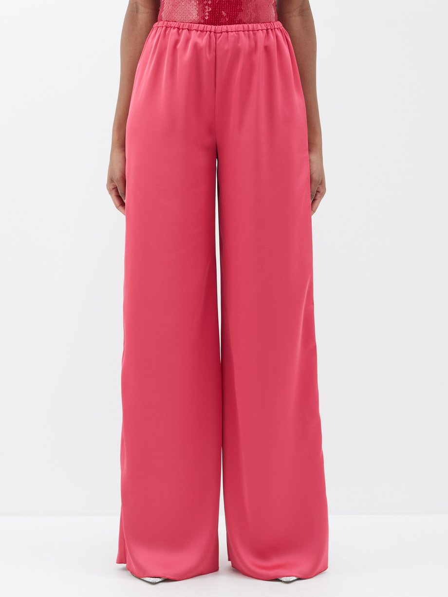 Zara Pink Wide Leg Trousers All Sizes Ref 4437 113 | eBay