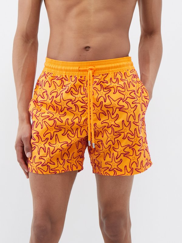 Vilebrequin Moorea starfish-print recycled-fibre swim shorts