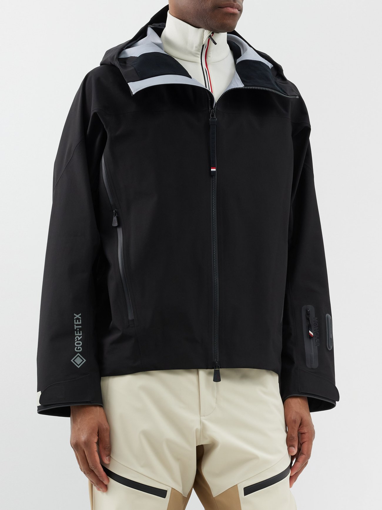Black Hinterburg Ski Jacket - Windbreakers & Raincoats for Men