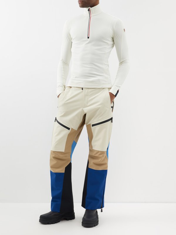 Moncler Grenoble Pantalon de ski en tissu technique matelassé