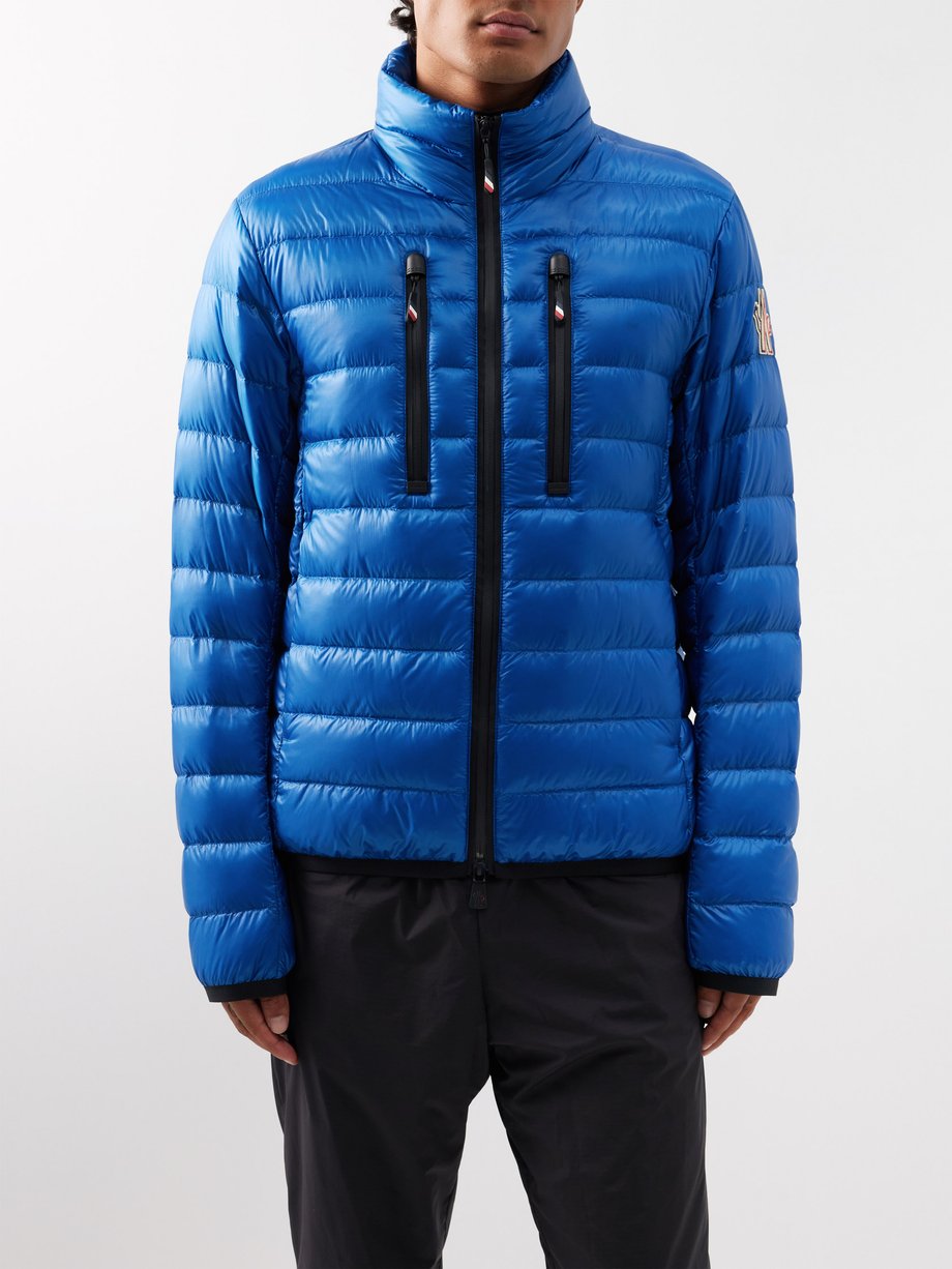 quilted patch ski blouson