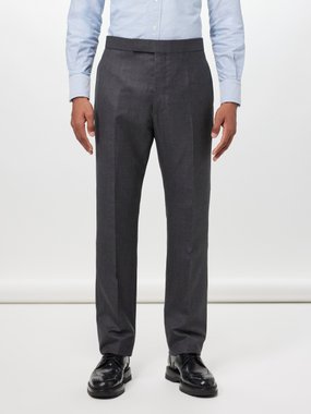 Thom Browne Super 120s wool suit trousers