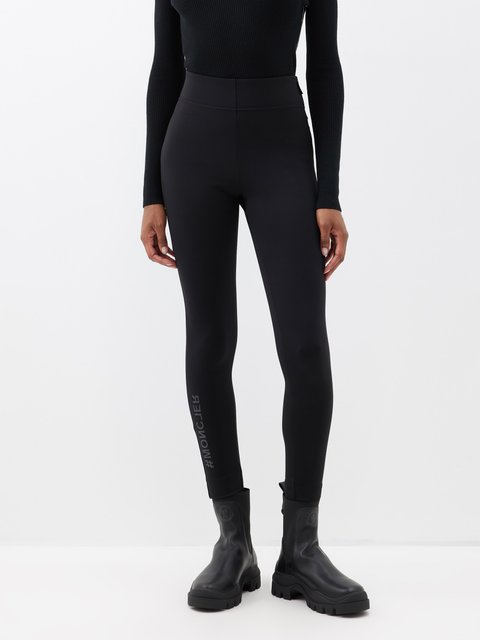 High-rise stirrup leggings in black - Bogner