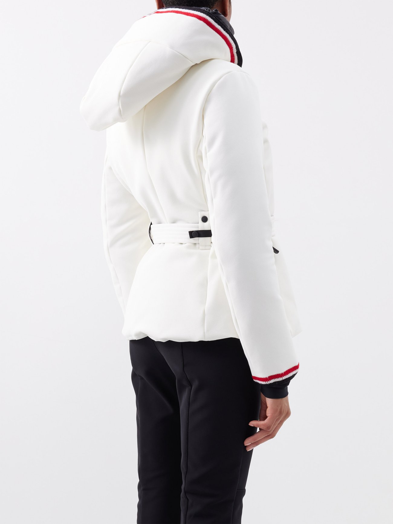 Jockeys belted stretch-twill ski jacket