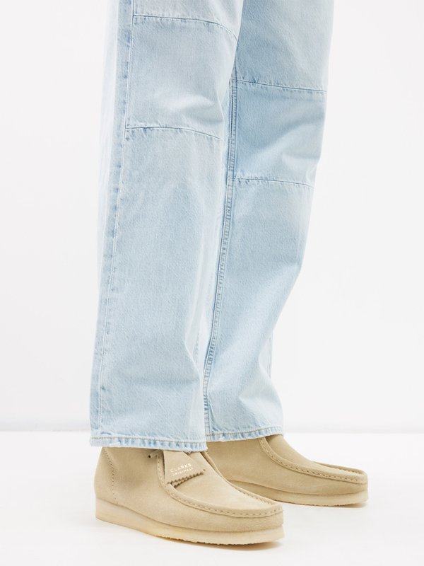 Clarks Wallabee suede boots