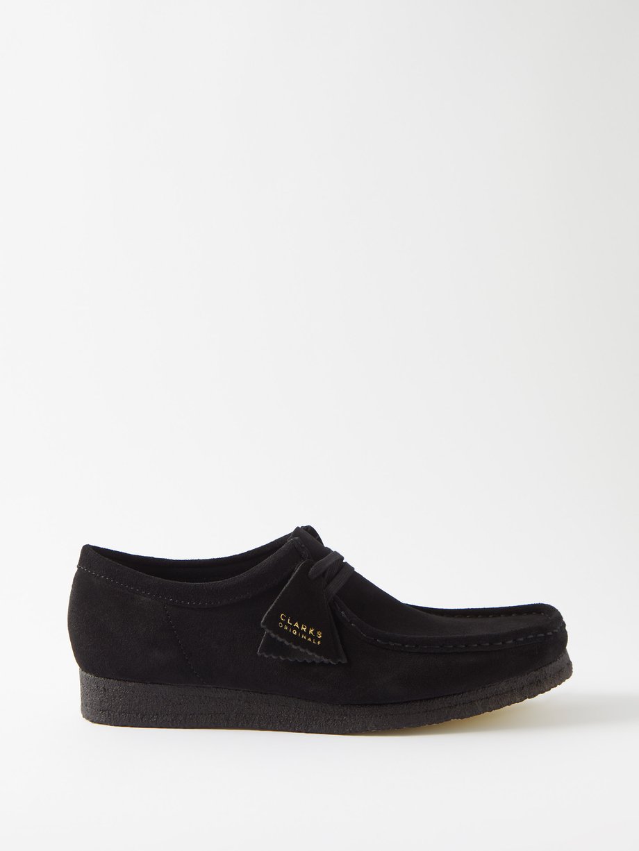 Black Wallabee suede boots | Clarks | MATCHESFASHION UK