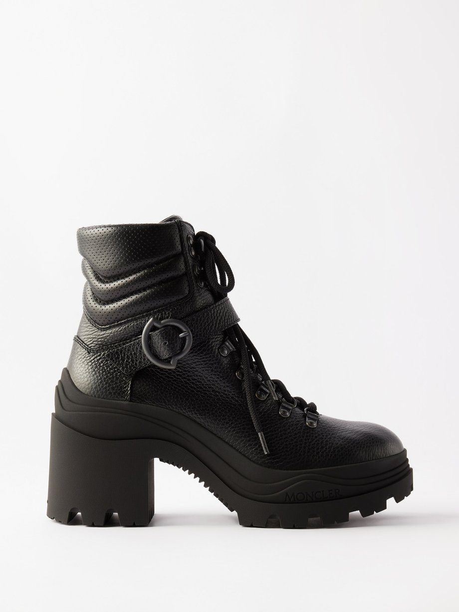 Moncler Envile block-heel leather ankle boots