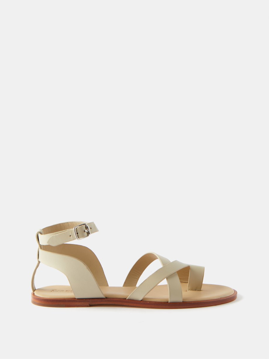 Dragon Diffusion Maretano leather flat sandals