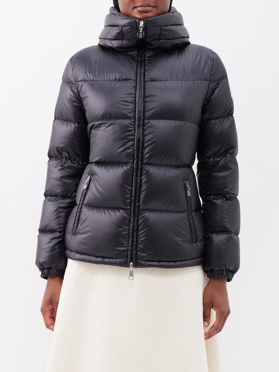 Black Douro high-neck quilted down jacket | Moncler | MATCHESFASHION AU