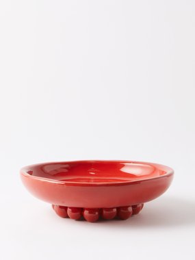 Tina Vaia Beaded large clay bowl