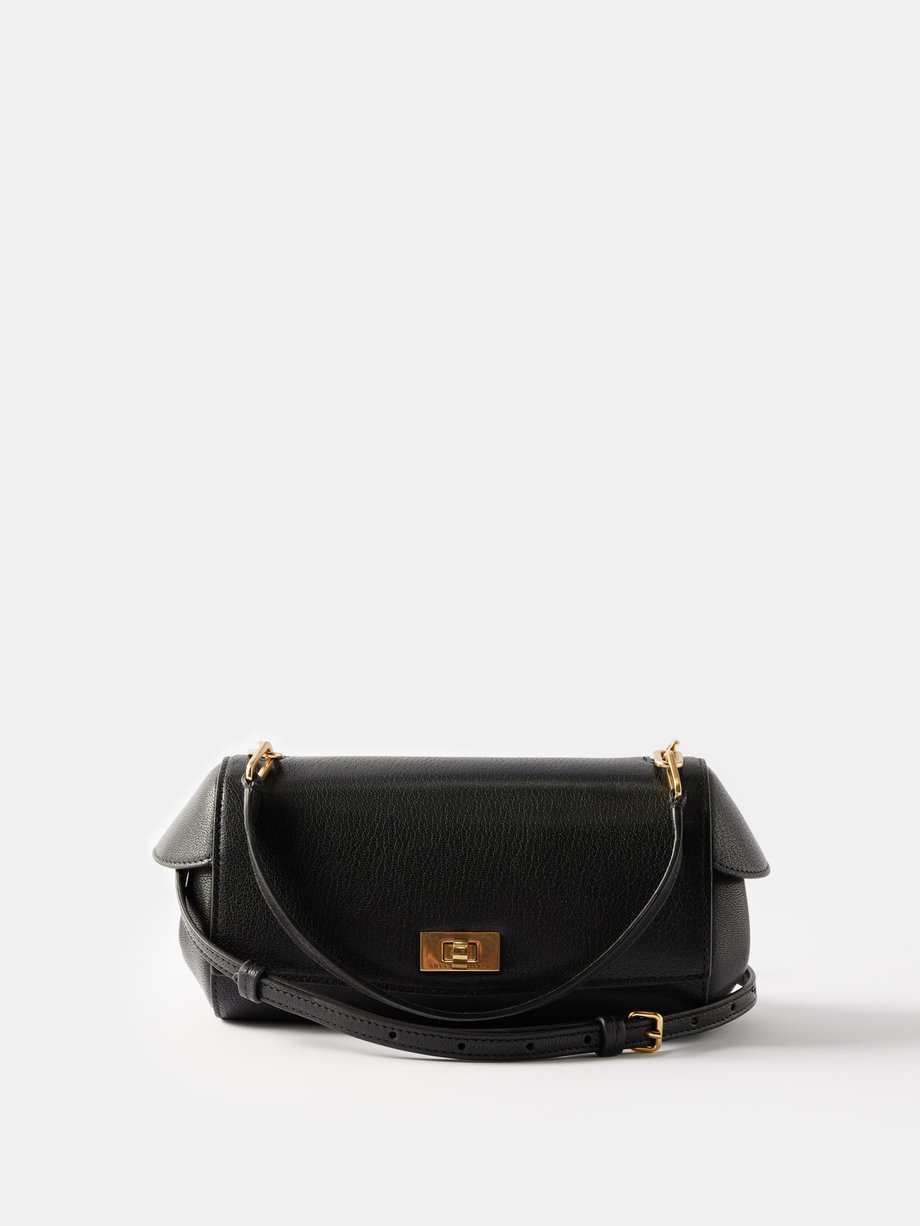 Black Tube leather shoulder bag | Anya Hindmarch | MATCHESFASHION UK