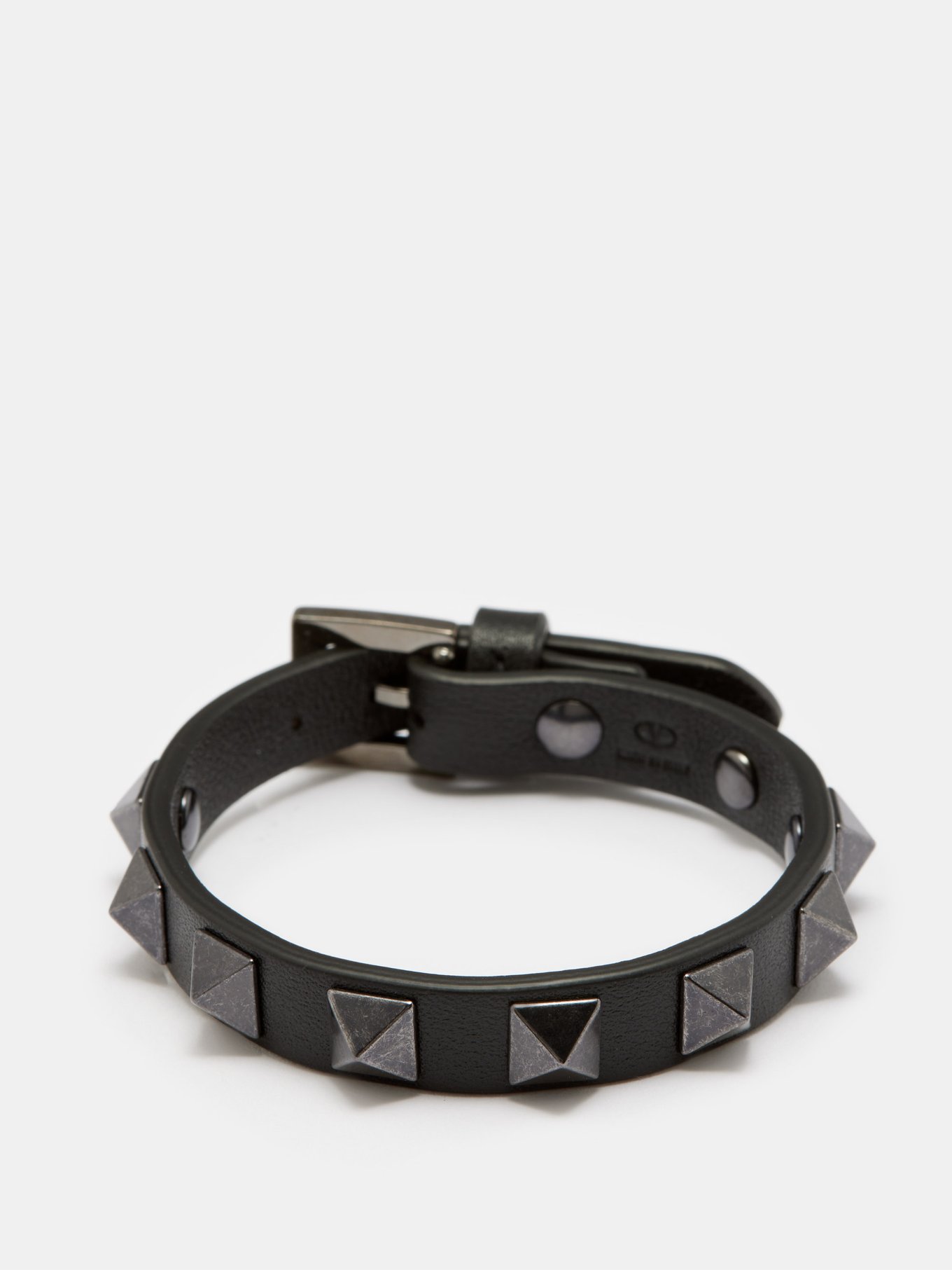 Black leather bracelet | Valentino | MATCHESFASHION US